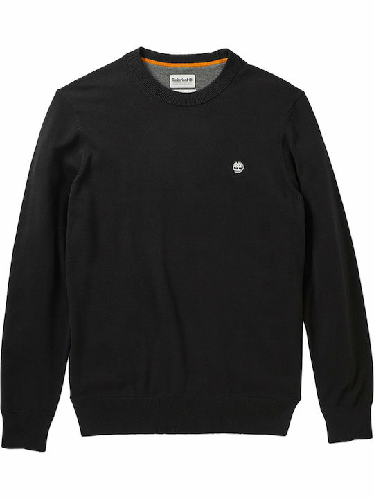 Williams River Crew Long Sleeve Sweater Black