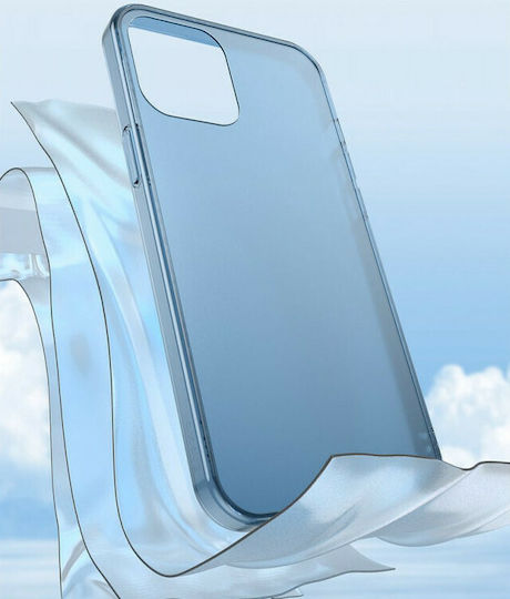 Baseus Frosted Glass Back Cover Silicone Navy Blue (iPhone 12 mini)