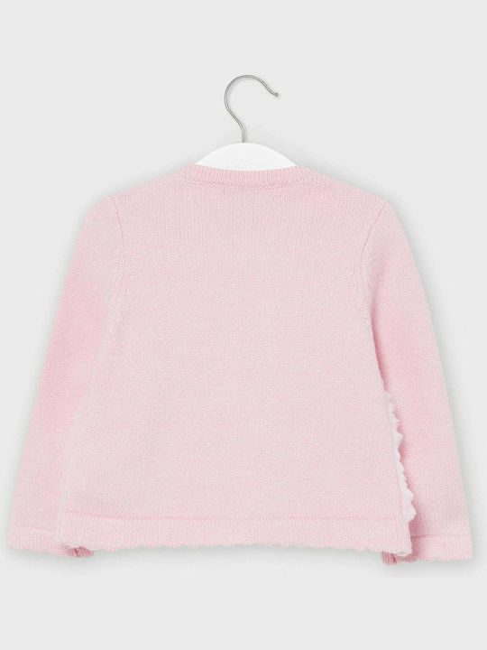 Mayoral Kids Cardigan Knitted Pink