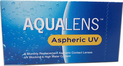 Meyers Aqualens Aspheric UV 6 Μηνιαίοι Φακοί Επαφής Υδρογέλης με UV Προστασία