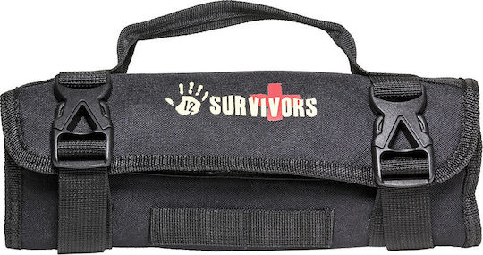 12 Survivors Mini First Aid Rollup Θήκη Επιβίωσης με Γάζες & Κουβέρτα