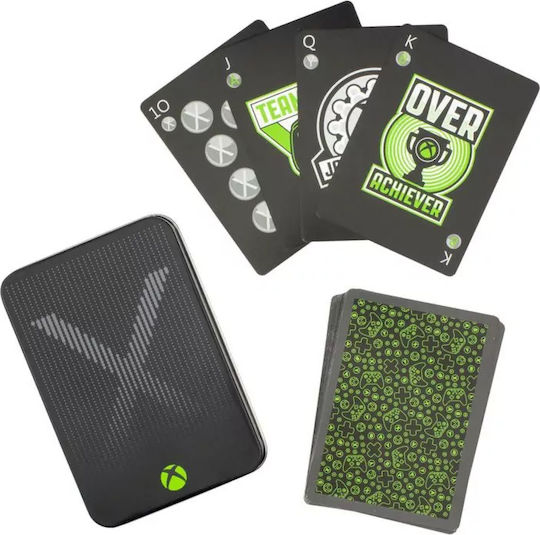 Paladone XBOX Spielkarten Schwarz In Metallbox