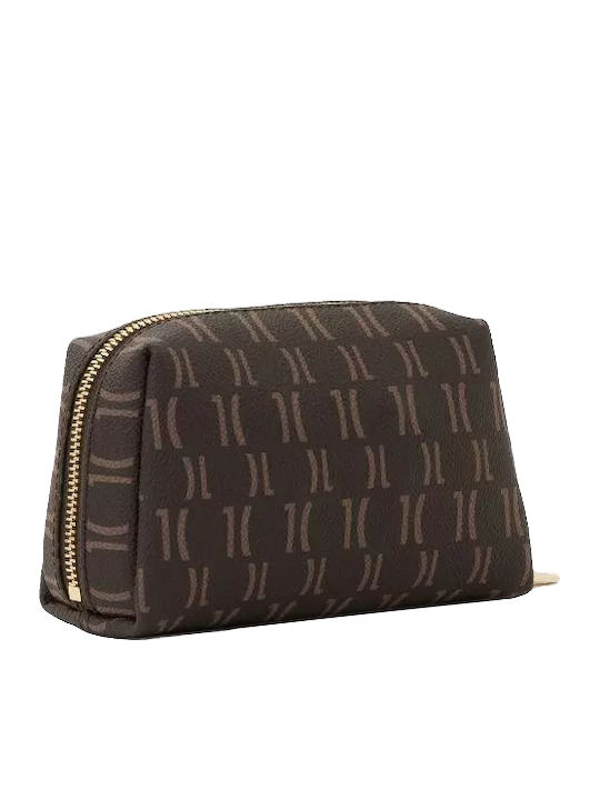 Alviero Martini 1a Classe Toiletry Bag in Brown color 14cm