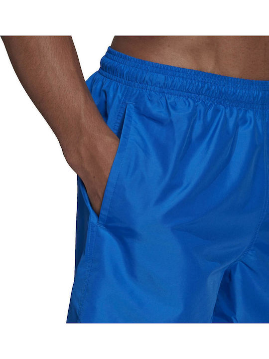 Solid Men's Swimwear Shorts Glow Blue