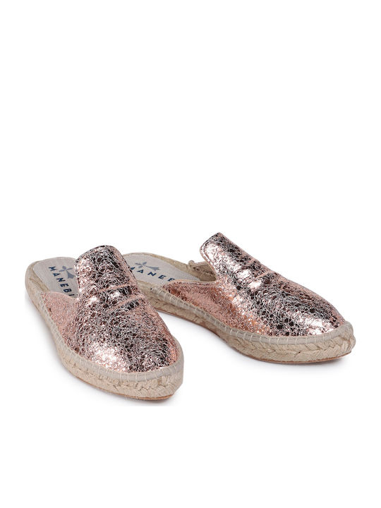Yucatan G Flat Mules σε Χρυσό Χρώμα