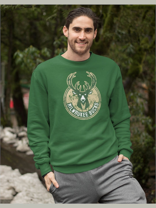 Milwaukee Bucks Sweatshirt (Replica) - GREY MELANGE