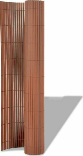 vidaXL Plastic Bamboo Fencing 90x500cm