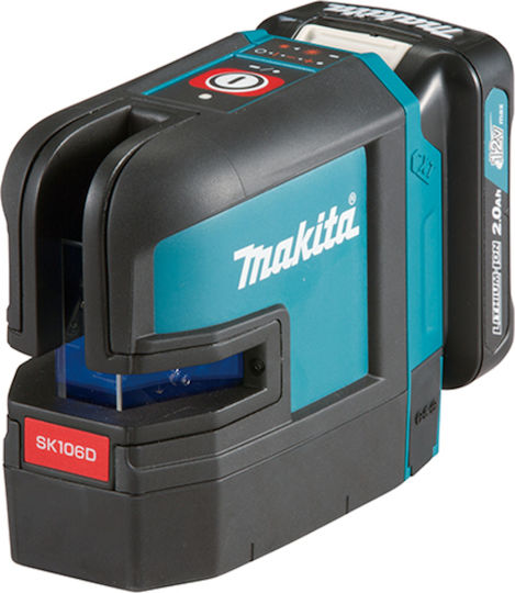 Makita Self-leveling Linear Laser Level Red Beam 10.8V with Working Range 25m