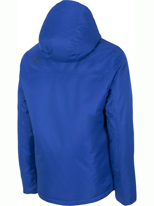 4F H4Z20-KUMN001-36S Männer Jacke aus für Ski & Snowboard Blau