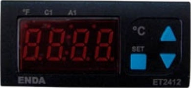 Enda ET2412 Thermostat Industrial Type Digital Thermostat with 2 relays 230V (-60°C to +150°C) 03.053.0039