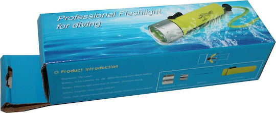 Rechargeable Diving Safety Light with 200 Lumen Brightness for Maximum Depth up to 60m