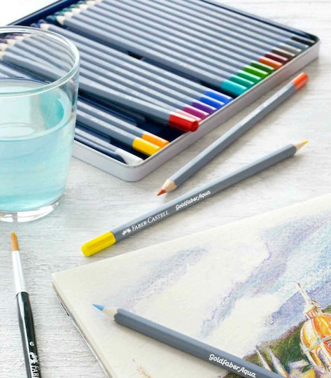 Faber-Castell Goldfaber Aqua Colored Pencil Set Package of 1 packages