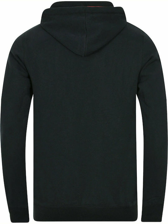 GAM002-21106 Sweatshirt mit Kapuze Schwarz