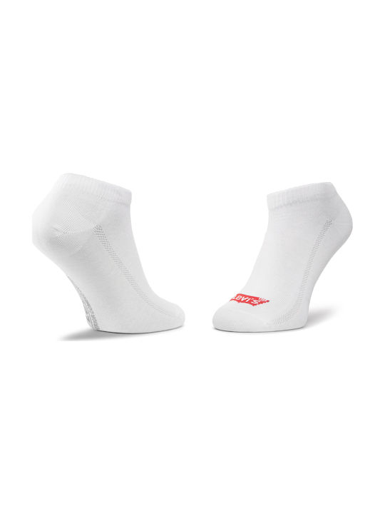 Levi's Ανδρικές Μονόχρωμες Κάλτσες Λευκές 3Pack