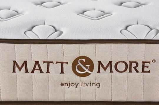Matt & More Magic Διπλό Ανατομικό Στρώμα Διπλής Όψης 150x200x25cm με Ανεξάρτητα Ελατήρια