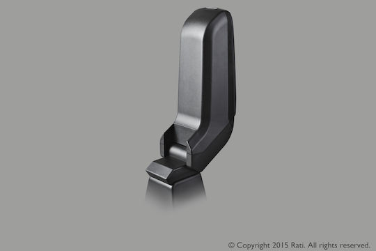 Rati Armster S Car PU Armrest for Volkswagen Polo 2001-2009 Black