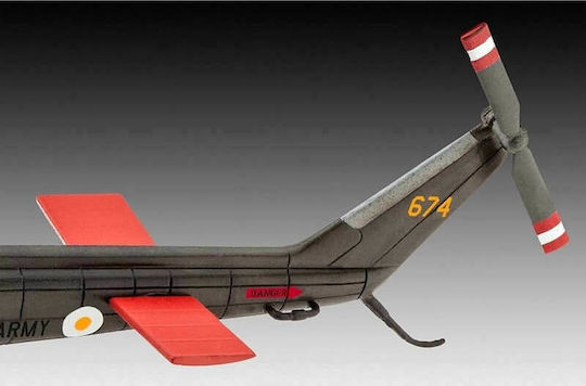 Revell Gunship Modellfigur Hubschrauber Grün 70 Teile im Maßstab 1:100