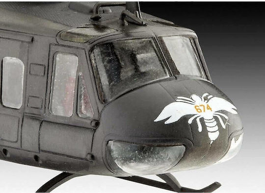 Revell Gunship Modellfigur Hubschrauber Grün 70 Teile im Maßstab 1:100