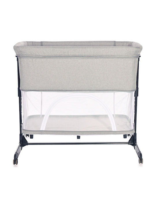 Lorelli Cradle-Park Milano with Mattress and Side Opening Grey