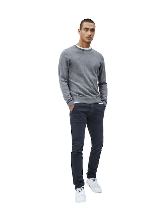 James Men's Jeans Pants Elastic with Slim Fit Black