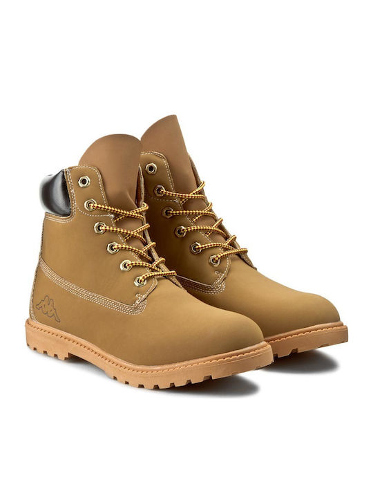 Kombo Mid Leder Gelb Stiefel