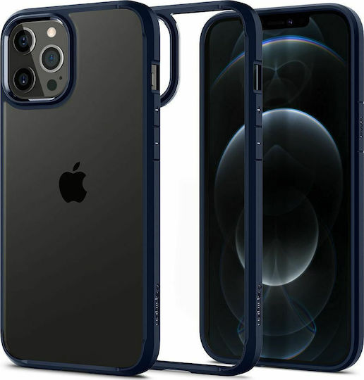 Spigen Ultra Hybrid Back Cover Plastic 2mm Navy Blue (iPhone 12 / 12 Pro)