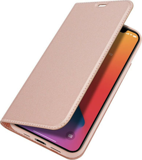 Dux Ducis Skin Pro Книга Изкуствена кожа Розово злато (iPhone 12 / 12 Pro)
