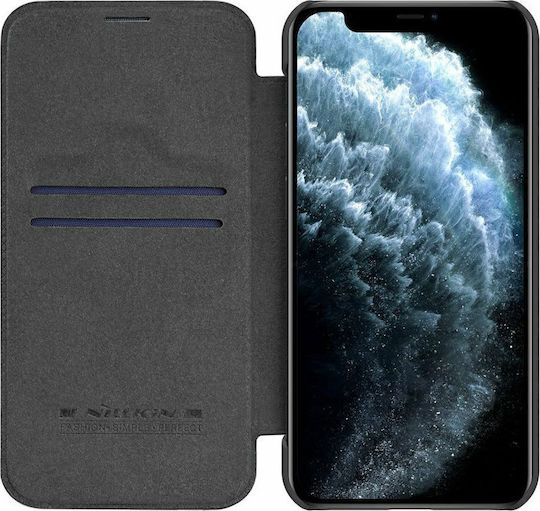 Nillkin Qin Buchen Sie Synthetisches Leder Schwarz (iPhone 12 mini)