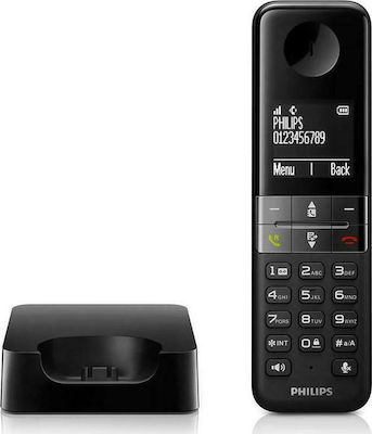 Philips D4701B Ασύρματο Τηλέφωνο με Aνοιχτή Aκρόαση