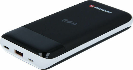 Swissten All in one Power Bank 10000mAh 10W with USB-A Port Quick Charge 3.0 Black