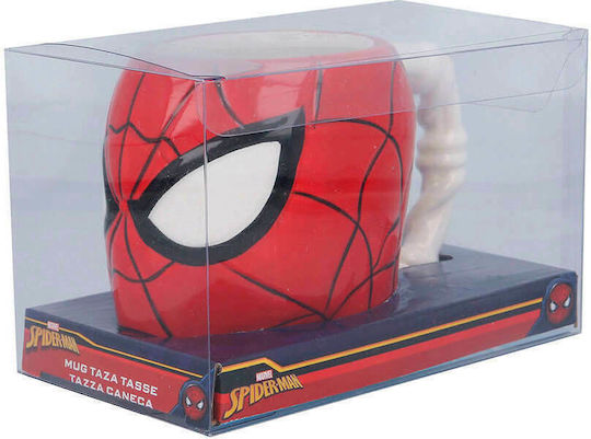 Stor Spiderman 3D Mug Ceramic Red 400ml