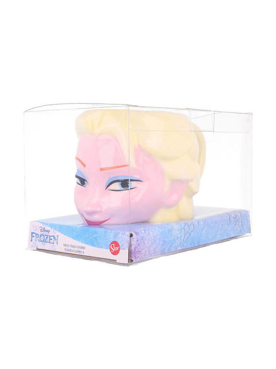Stor Frozen - Elsa 3D Чаша Керамично Бежов 325мл