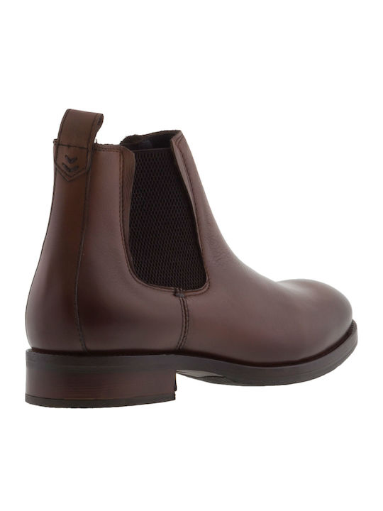 Mrumeo MRUMEO60008 Leder Braun Chelsea Stiefeletten