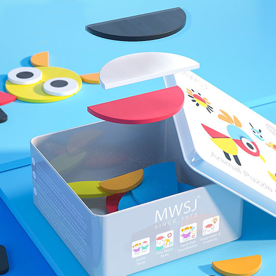 iwood Παιχνίδι Κατασκευών Ξύλινo Animal Game για Παιδιά 3+ Ετών