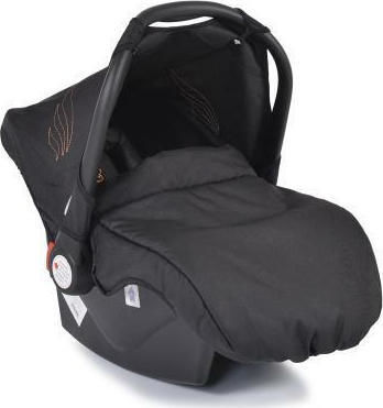 Cangaroo Ellada Verstellbar 3 in 1 Baby Kinderwagen Geeignet für Neugeborene Schwarz 15kg