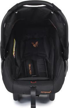 Cangaroo Ellada Verstellbar 3 in 1 Baby Kinderwagen Geeignet für Neugeborene Schwarz 15kg