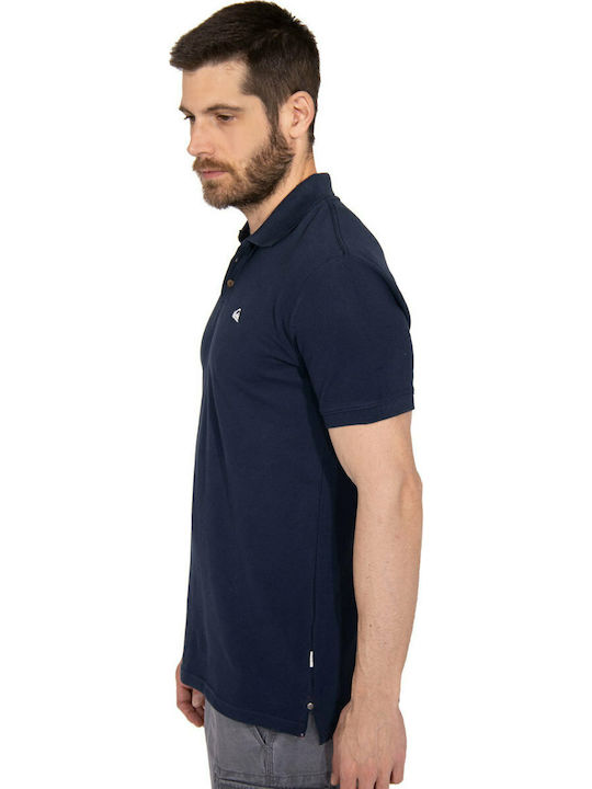 Quiksilver Loia Men's Short Sleeve Blouse Polo Navy Blazer