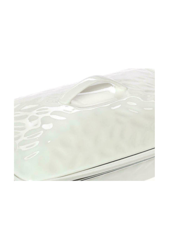 Cryspo Trio Punto Rectangular Porcelain Dutch Oven 43cm