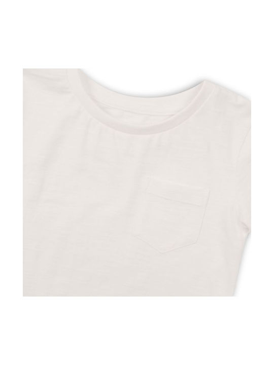 Minoti Kids T-shirt White Crew