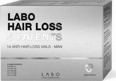 Labo Hair Loss 5 Patents Fiola pentru păr pentru căderea părului pentru femei 14x3.5ml