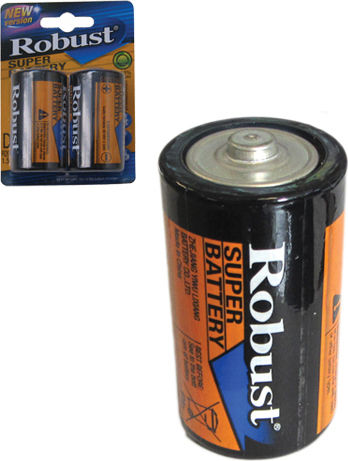 AGC Zinc D Batteries 1.5V 2 pack