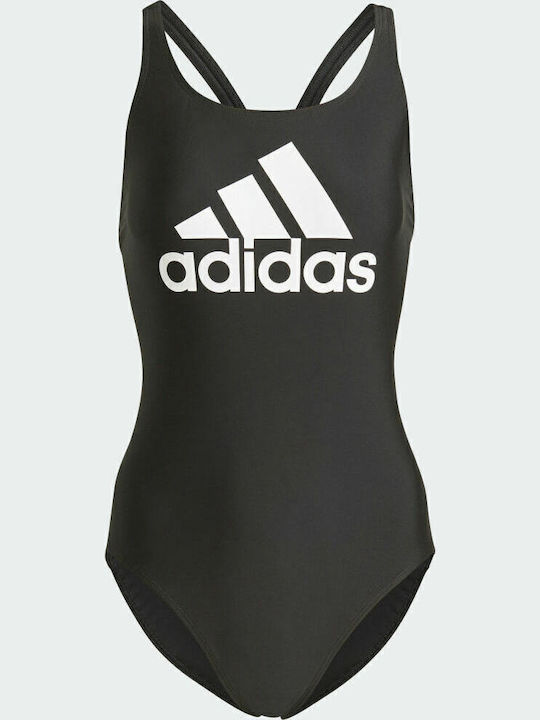 SH3.RO Big Logo Athletic One-Piece Swimsuit Black