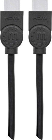 Manhattan HDMI 2.0 Premium High Speed 4K 60Hz HDR Cable HDMI male - HDMI male 0.5m Μαύρο