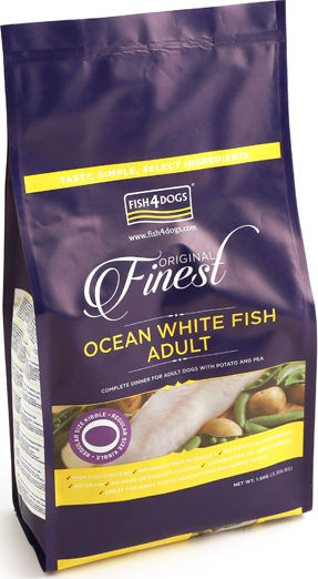 Fish4Dogs Finest Ocean White Large Bite 6kg Hrană Uscată pentru Câini Adulţi cu Pește