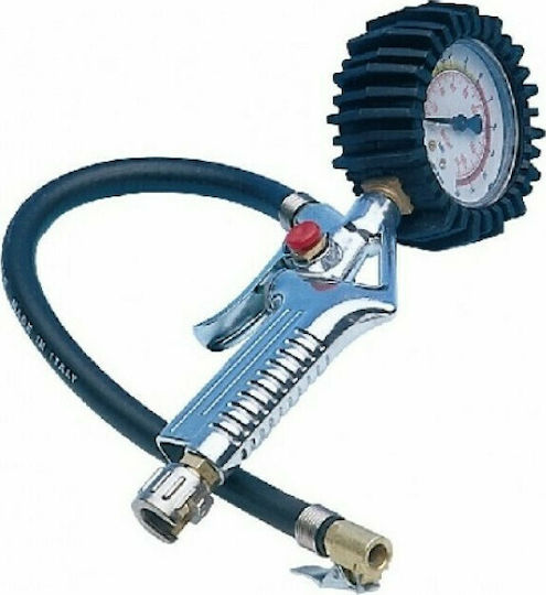 Fratelli Ghiotto Air Pressure Gauge with Tyre Inflator Pistol 12bar 27G