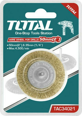 Total Drill Wire Brush 75mm TAC34031