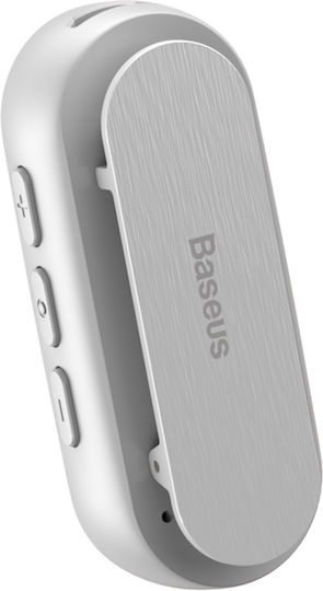 Baseus Μετατροπέας από Aux 3.5mm σε Δέκτη Bluetooth BA02 Λευκό