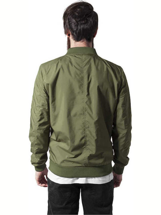 Urban Classics Men's Bomber Jacket Olive