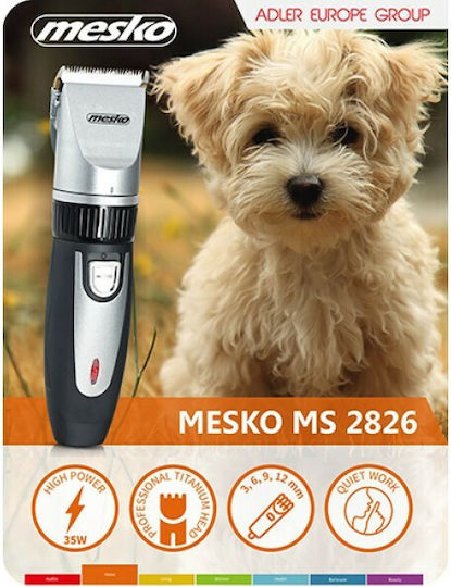 Mesko Mașină de Tuns Câini Reîncărcabil MS-2826
