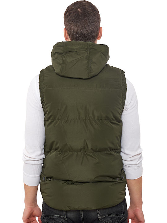 Vainas Homer Ärmellos Herren Jacke Lässig Khaki